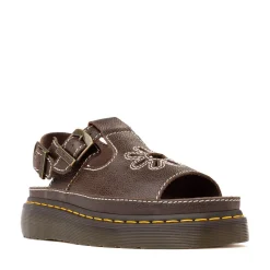 Womens Dr. Martens Dunnet Flower Sandal - Kelp Brown