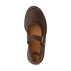 Womens Dr. Martens Flower Mary Jane - Dark Brown
