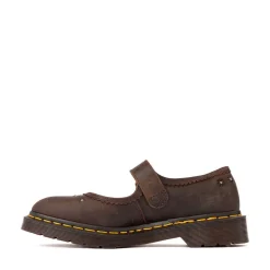 Womens Dr. Martens Flower Mary Jane - Dark Brown