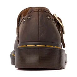 Womens Dr. Martens Flower Mary Jane - Dark Brown