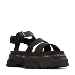 Womens Dr. Martens Mattison 2 Strap Sandal - Black