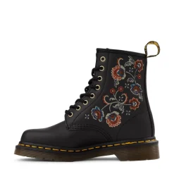 Womens Dr. Martens 1460 Vonda Tavern Roses Boot - Black