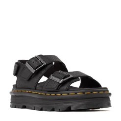 Womens Dr. Martens Zebzag Platform Sandal - Black