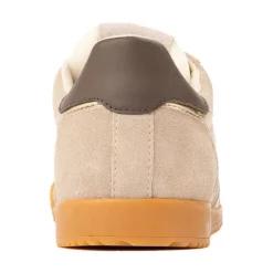 Womens Gola Classics Elan Glitz Sneaker - Bone / Gold / Dark Brown