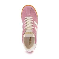 Womens Gola Classics Elan Sneaker - Candy / White