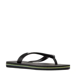 Womens Havaianas Brazil Logo Flip-Flop - Black