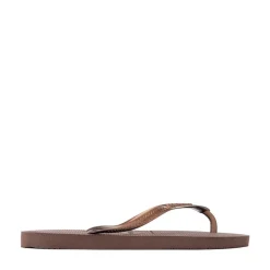 Womens Havaianas Slim Flip-Flop - Dark Brown