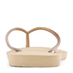 Womens Havaianas Slim Flip-Flop - Sand Grey / Light Golden