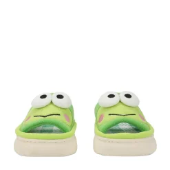 Womens Hello Kitty® Keroppi Slipper - Green / White Plaid