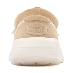 Womens HEYDUDE Wendy Comf Crochet Slip-On Casual Shoe - Irish Creme