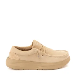 Womens HEYDUDE Wendy Comf Suede Slip-On Casual Shoe - Tan