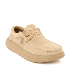Womens HEYDUDE Wendy Comf Suede Slip-On Casual Shoe - Tan
