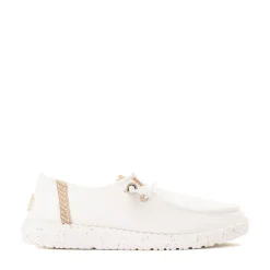Womens HEYDUDE Wendy Elevated Basics Slip-On Casual Shoe - White