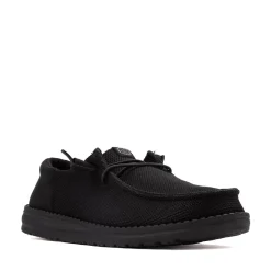 Womens HEYDUDE Wendy Funk Slip-On Casual Shoe - Black Monochrome