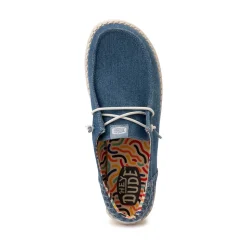Womens HEYDUDE Wendy Funk Slip-On Casual Shoe - Denim