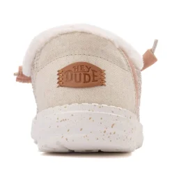 Womens HEYDUDE Wendy Slip-On Casual Shoe - Natural
