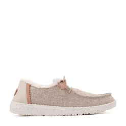 Womens HEYDUDE Wendy Slip-On Casual Shoe - Natural
