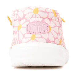Womens HEYDUDE Wendy Slip-On Casual Shoe - Pink / Daisies