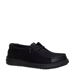 Womens HEYDUDE Wendy Work CE Casual Shoe - Black