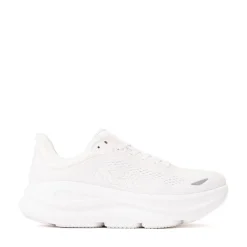 Womens HOKA Bondi 9 Running Shoe - White / White