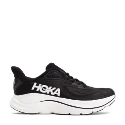 Womens HOKA Clifton 10 Athletic Shoe - Black / White