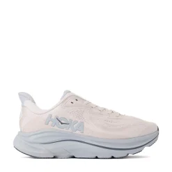 Womens HOKA Clifton 10 Athletic Shoe - Grout / Mineral Blue