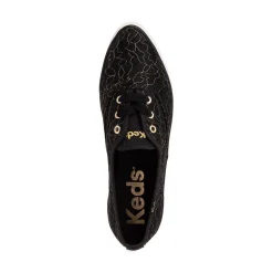Womens Keds Point Platform Sneaker - Black