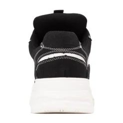 Womens KOI Footwear Petal Husk Chunky Trainer - Black