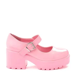 Womens KOI Footwear Tira Mary Jane Platform Casual Shoe - Pink Princess
