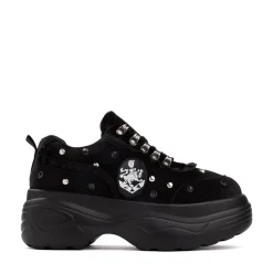 Womens KOI x The Twilight Saga Olympic Coven Crest Platform Sneaker - Black