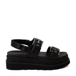 Womens Madden Girl Mason Platform Sandal - Black