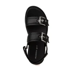 Womens Madden Girl Mason Platform Sandal - Black