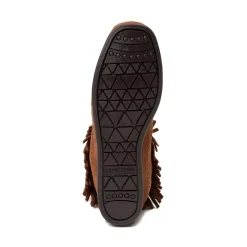 Womens Minnetonka Back Zip Boot - Chestnut