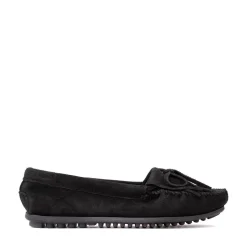 Womens Minnetonka Kilty Casual Shoe - Black