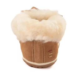 Womens Minnetonka Ultimate Sheepskin Slipper - Tan