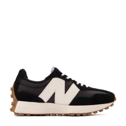 Womens New Balance 327 Athletic Shoe - Black / White / Mineral Red