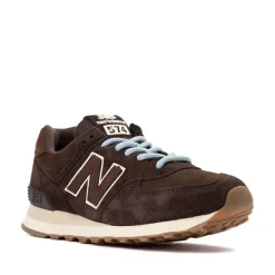 Womens New Balance 574 Athletic Shoe - Brown / Angora