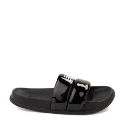 Womens New Balance 200 Puffy Slide Sandal - Black