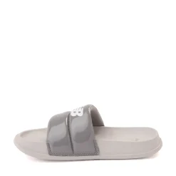 Womens New Balance 200 Puffy Slide Sandal - Slate