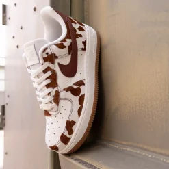 Womens Nike Air Force 1 '07 Athletic Shoe - Field Brown / Sail / Field Brown