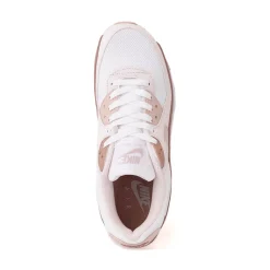 Womens Nike Air Max 90 Athletic Shoe - Particle Pink / Pearl Pink / Silt Red