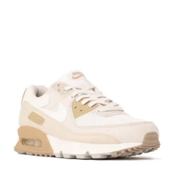 Womens Nike Air Max 90 Athletic Shoe - Phantom / Sanddrift / Light Orewood Brown / Sail