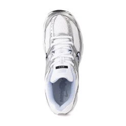 Womens Nike Air Max Moto 2K Athletic Shoe - White / Metallic Silver / Black / Hydrogen Blue