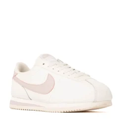 Womens Nike Cortez Leather Athletic Shoe - Sail / Silt Red