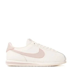 Womens Nike Cortez Leather Athletic Shoe - Sail / Silt Red