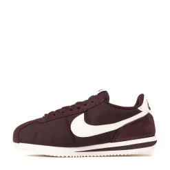 Womens Nike Cortez Textile Athletic Shoe - Burgundy Crush / Sail