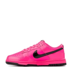 Womens Nike Dunk Low Athletic Shoe - Pink Blast / Black / Pink Blast