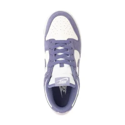 Womens Nike Dunk Low Athletic Shoe - Sail / Metallic Silver / World Indigo