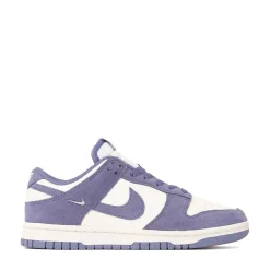 Womens Nike Dunk Low Athletic Shoe - Sail / Metallic Silver / World Indigo