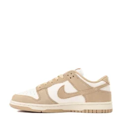Womens Nike Dunk Low Athletic Shoe - Sail / White / Metallic Gold / Linen